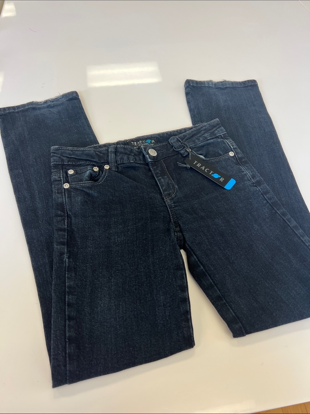 Tractr girls  Indigo Straight-Leg Jeans